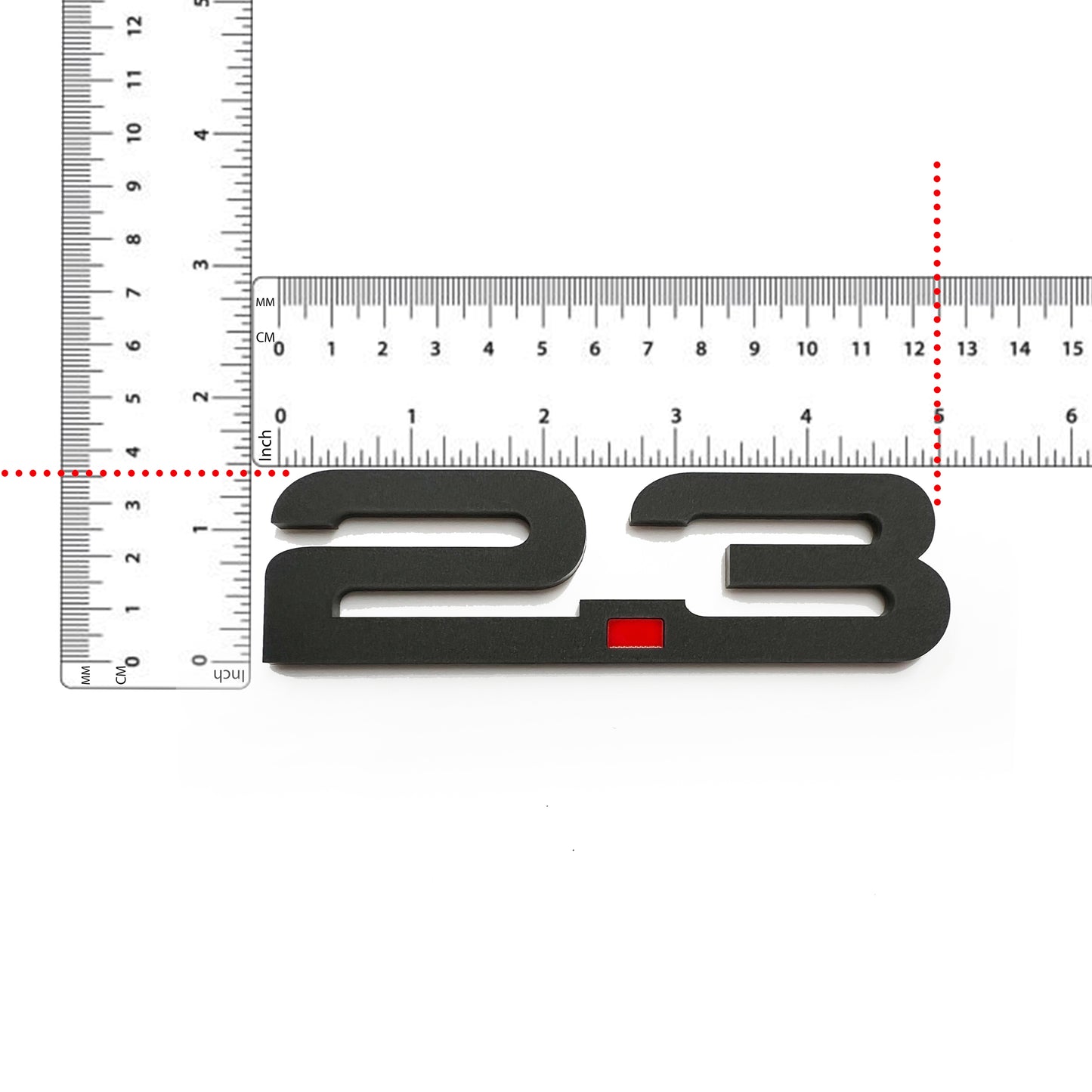 Pair Badges Fits Ford Mustang 2.3 L Fender Side Emblem Eco Ecoboost 2.3L
