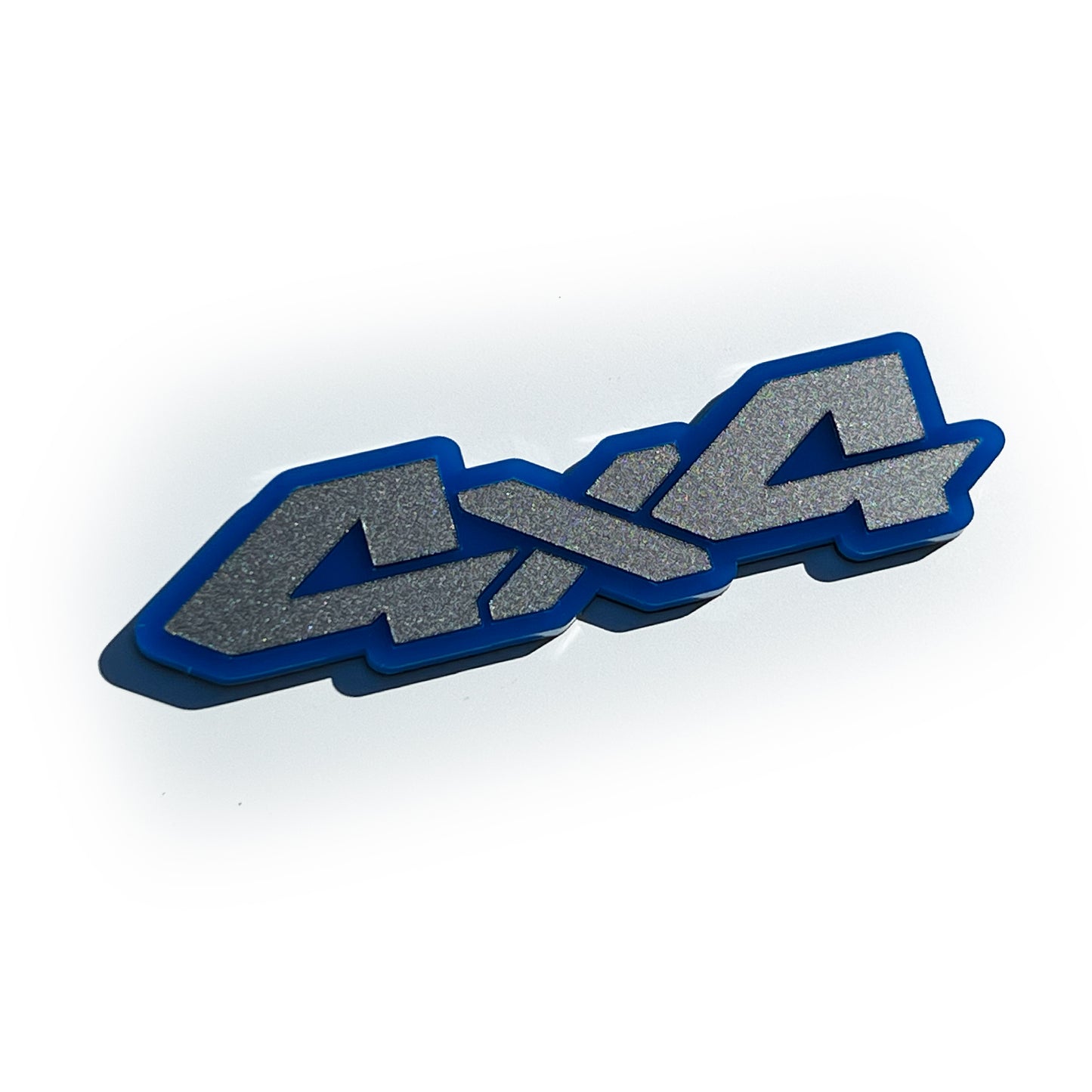 Two (2) 4x4 Truck Pillar Emblem Badges Fits Toyota Tacoma 4runner Tundra Silverado Ram