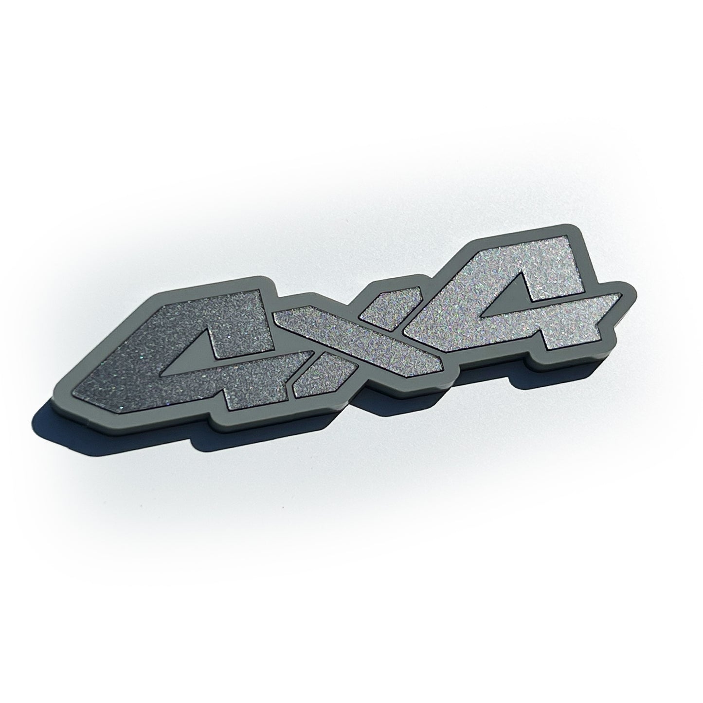 Two (2) 4x4 Truck Pillar Emblem Badges Fits Toyota Tacoma 4runner Tundra Silverado Ram