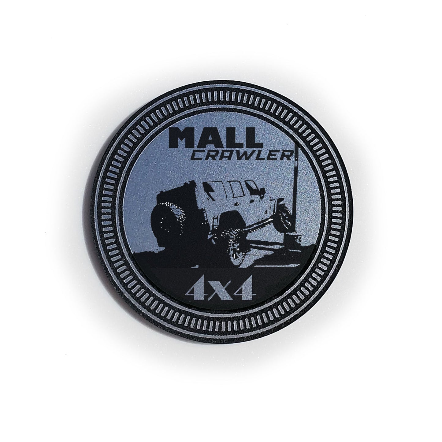 One (1) MALL Crawler Fender Badges fits JEEP WRANGLER YJ JL JK TJ CJ emblems 4x4