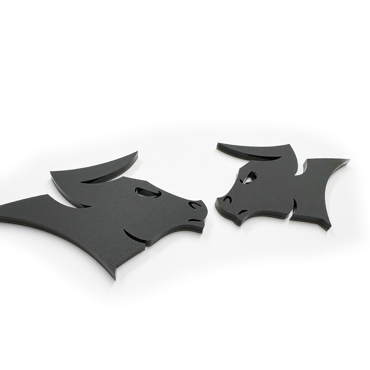 Pair BULLNOSE Emblem for 80-86 Ford F-150 or Bronco Fender badge
