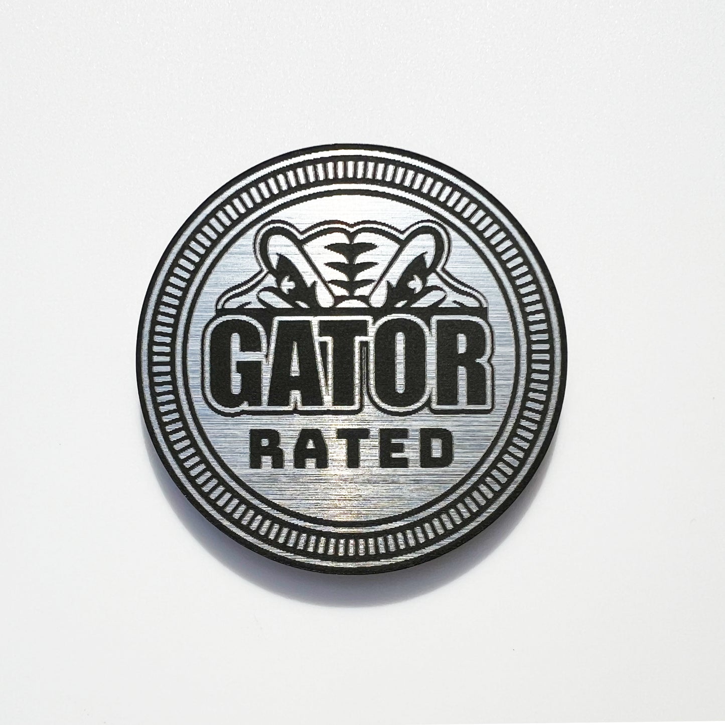 Pair (2) GATOR RATED Fender Badges fits JEEP WRANGLER Gladiator YJ JL JK TJ CJ emblems