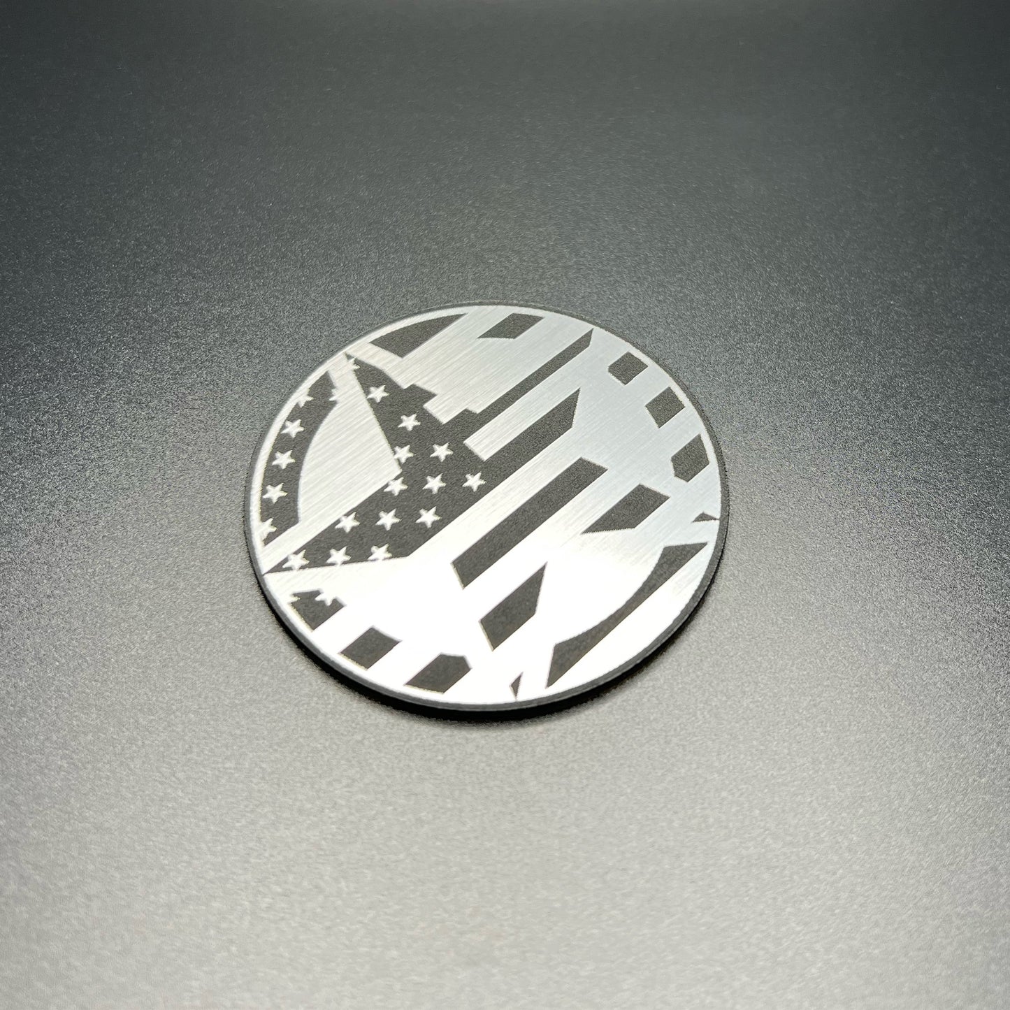 One (1) American Rated Fender Badges fits JEEP WRANGLER YJ JL JK TJ CJ emblem