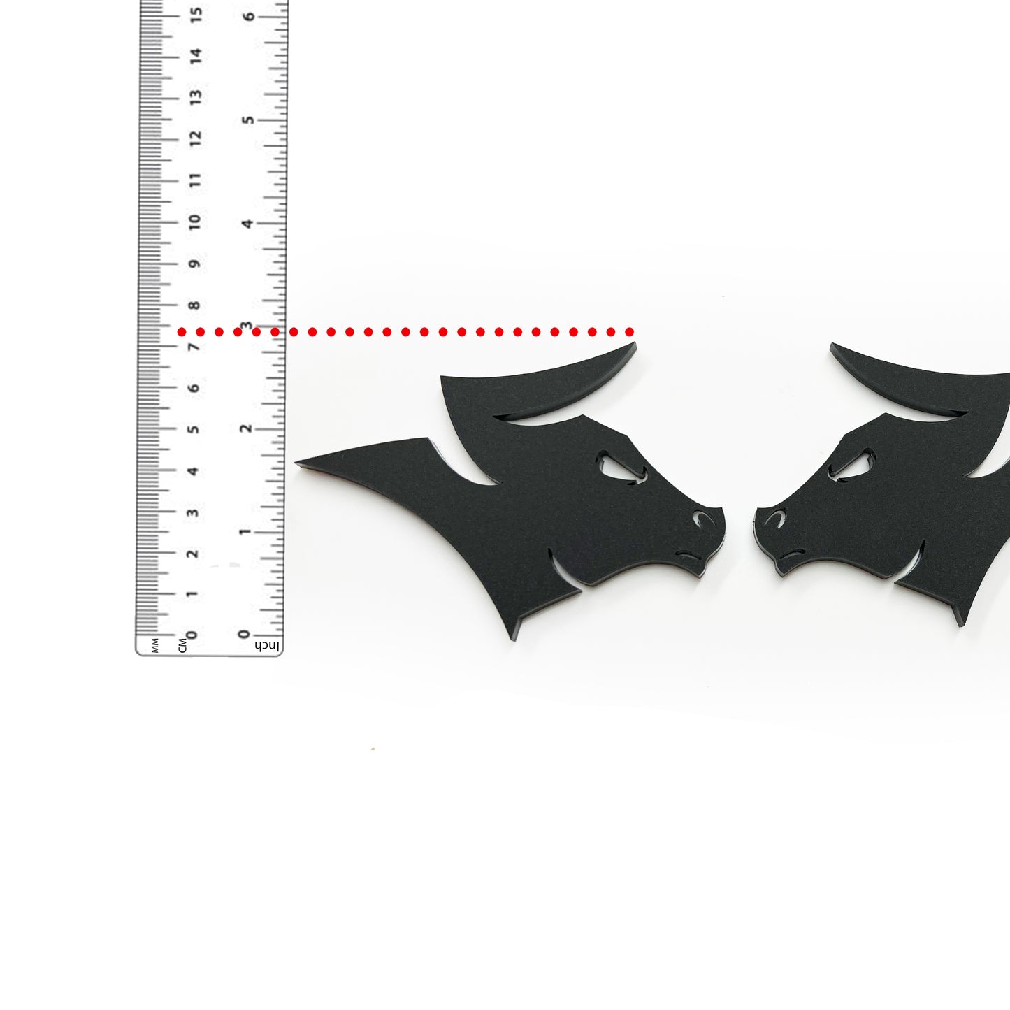 Pair BULLNOSE Emblem for 80-86 Ford F-150 or Bronco Fender badge