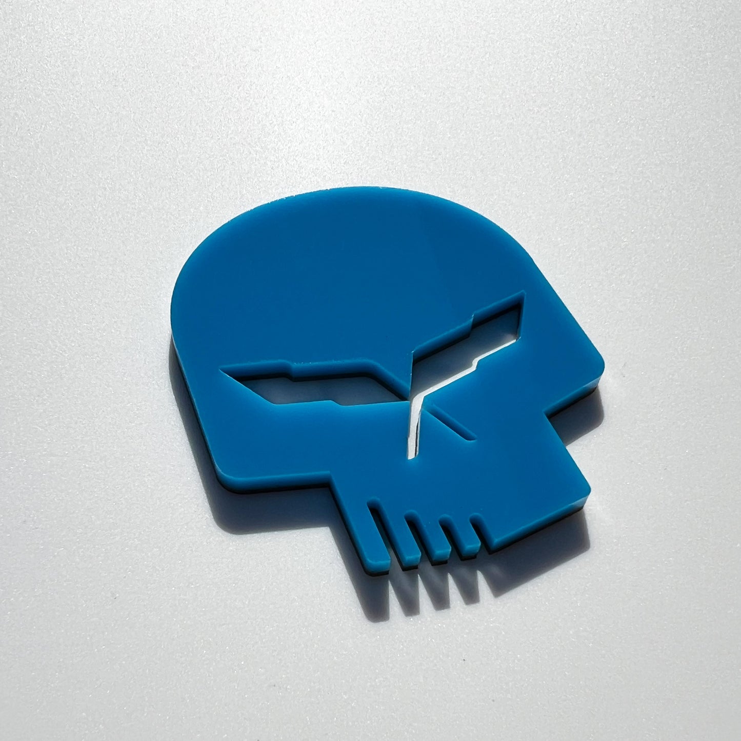 ONE (1) C5 Vette JAKE Skulls fits Chevy Corvette Racing Emblems Badges C5R
