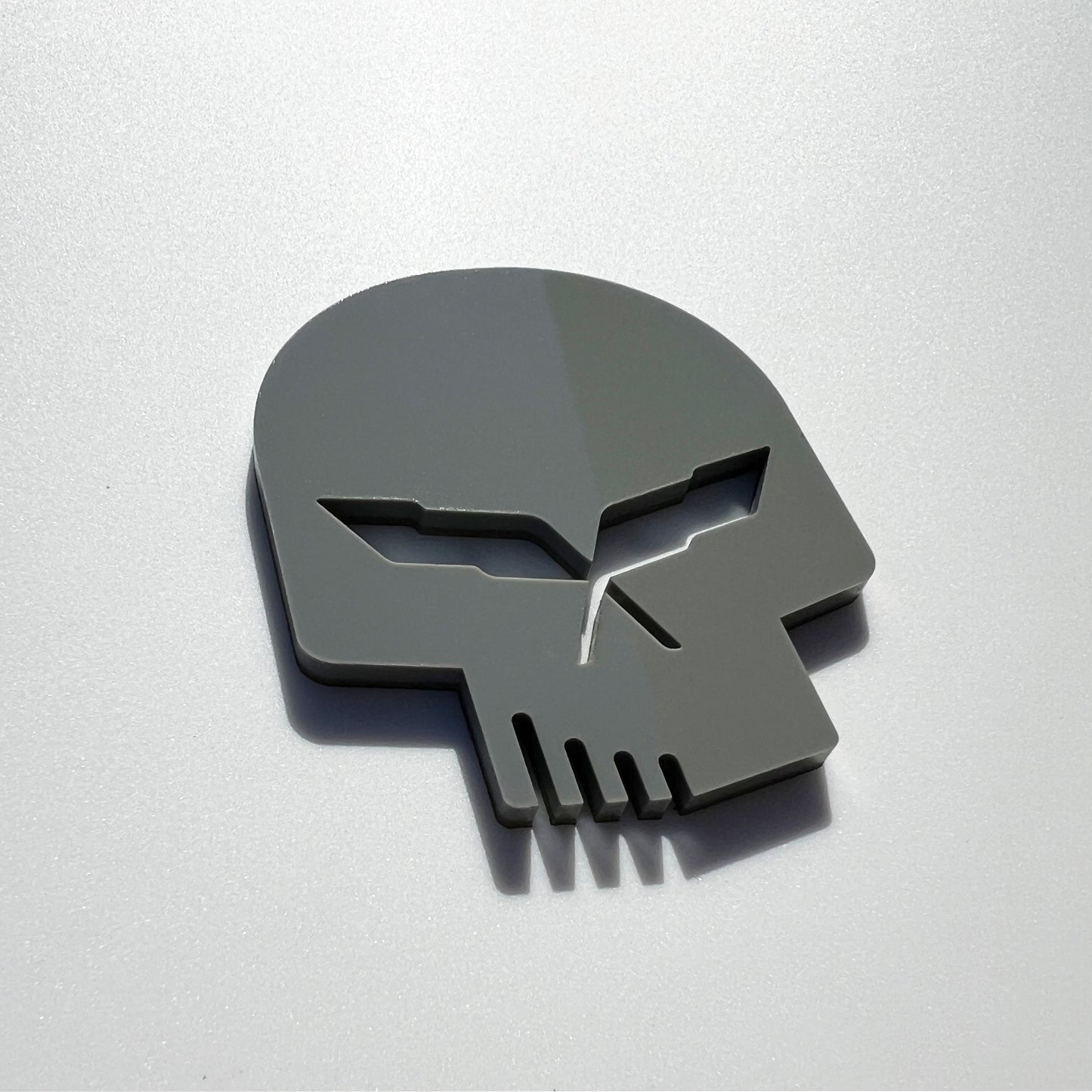 ONE (1) C5 Vette JAKE Skulls fits Chevy Corvette Racing Emblems Badges C5R