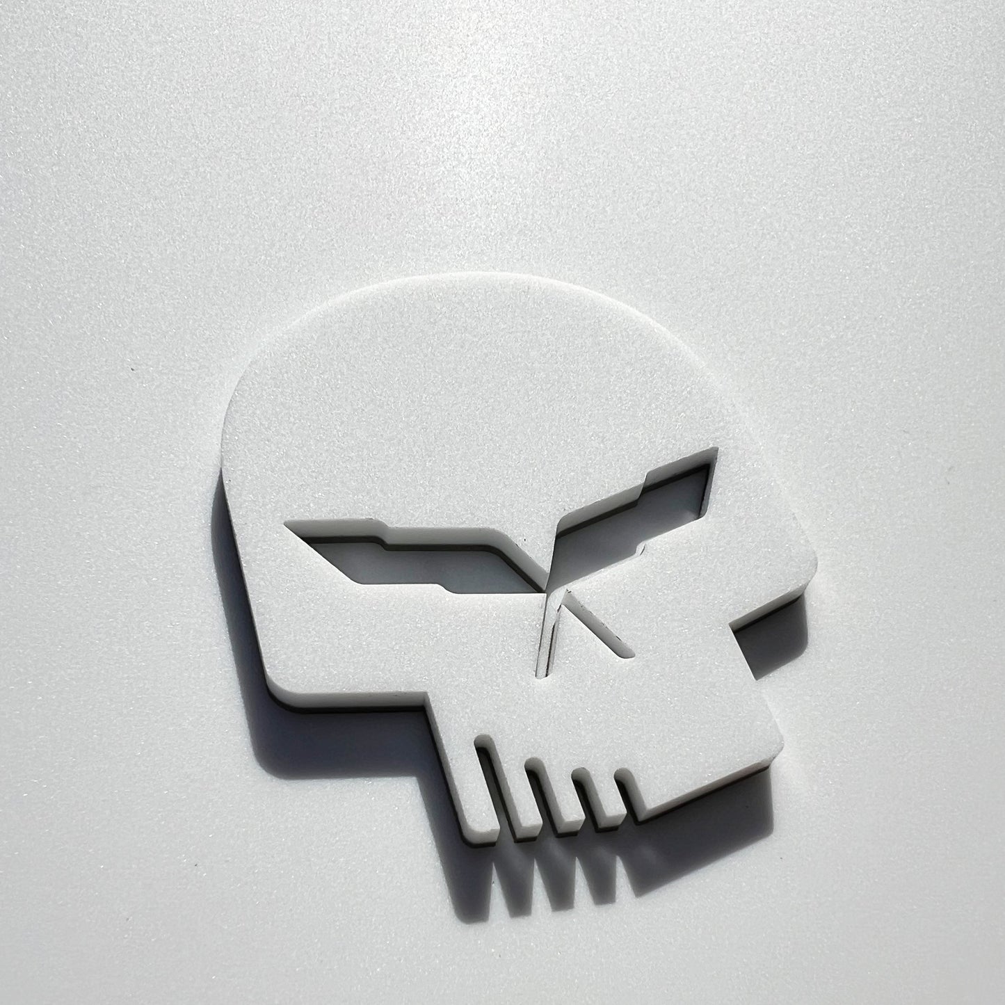 ONE (1) C5 Vette JAKE Skulls fits Chevy Corvette Racing Emblems Badges C5R