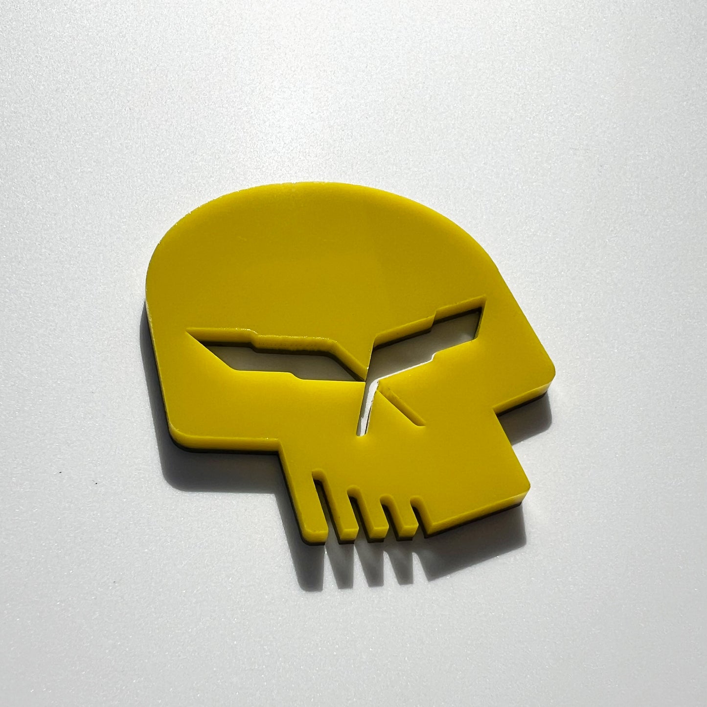 ONE (1) C5 Vette JAKE Skulls fits Chevy Corvette Racing Emblems Badges C5R