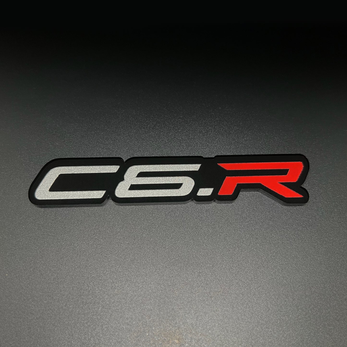 ONE (1) C6.R Emblem fits Chevy Corvette Racing Vette Badges C6R C6-R C6