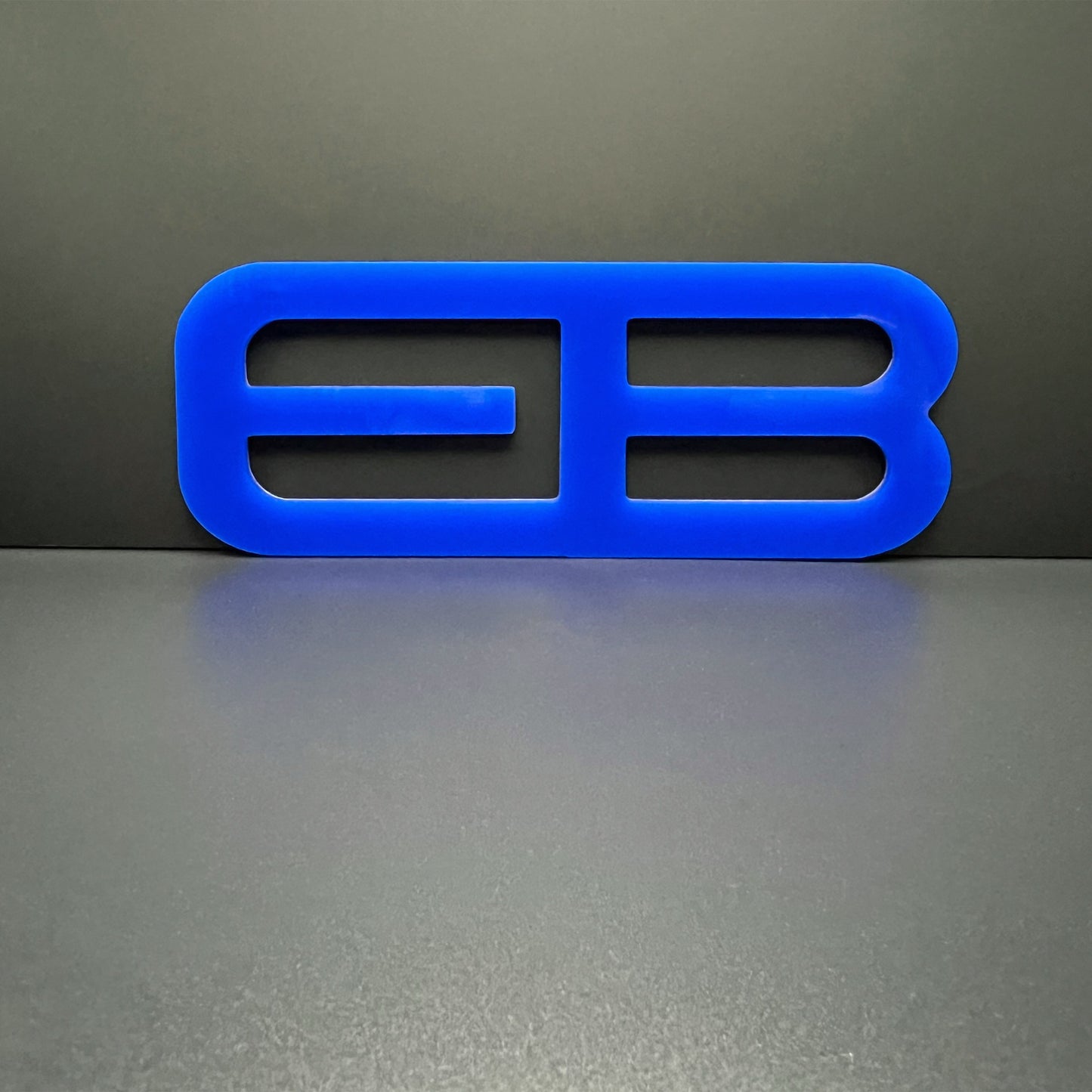 FMSgear blue custom rear trunk logo for Mustang 2015-2025 emblem with sleek design