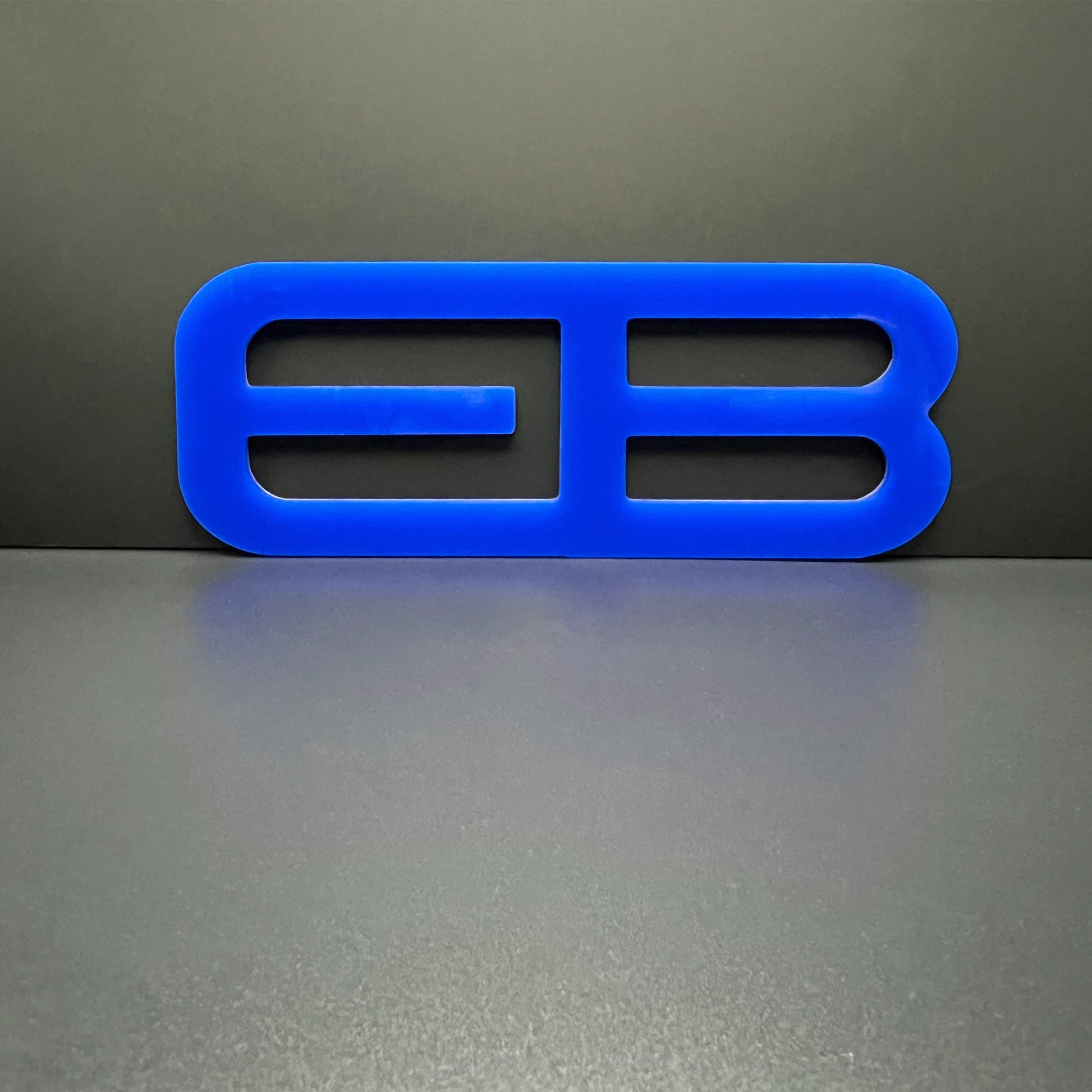 FMSgear blue custom rear trunk logo for Mustang 2015-2025 emblem with sleek design