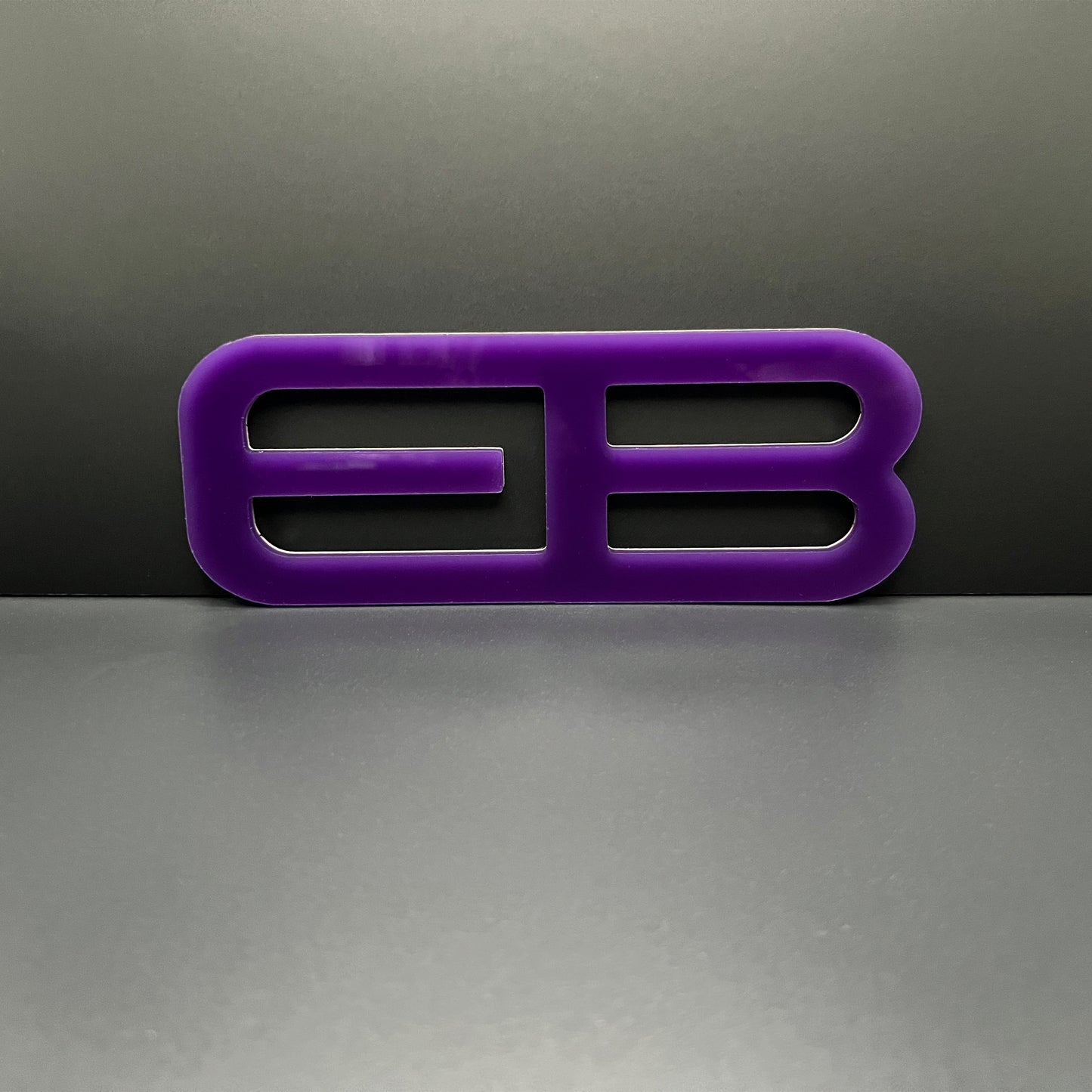 FMSgear custom rear trunk logo for Mustang 2015-2025 in purple emblem design