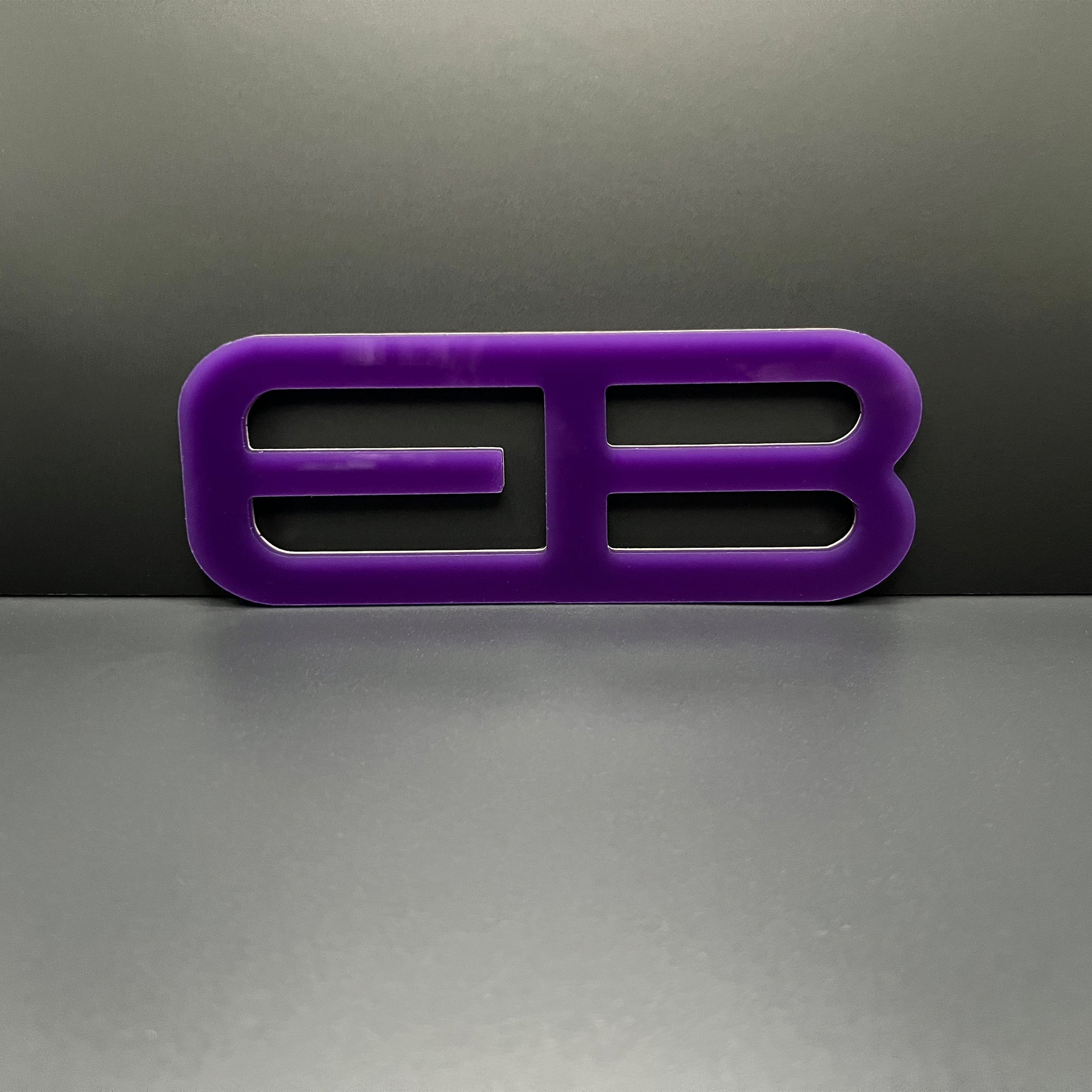 FMSgear custom rear trunk logo for Mustang 2015-2025 in purple emblem design