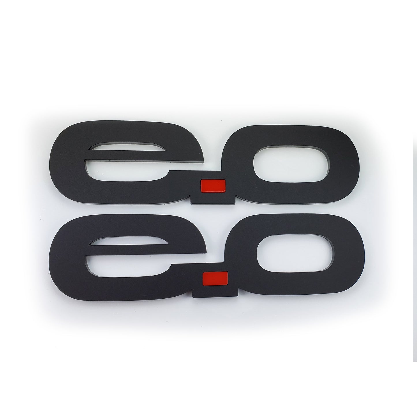 2pc Fender E.0 Emblems fits Ford Mustang Mach-E GT badge Mach E logo 0.0 EV