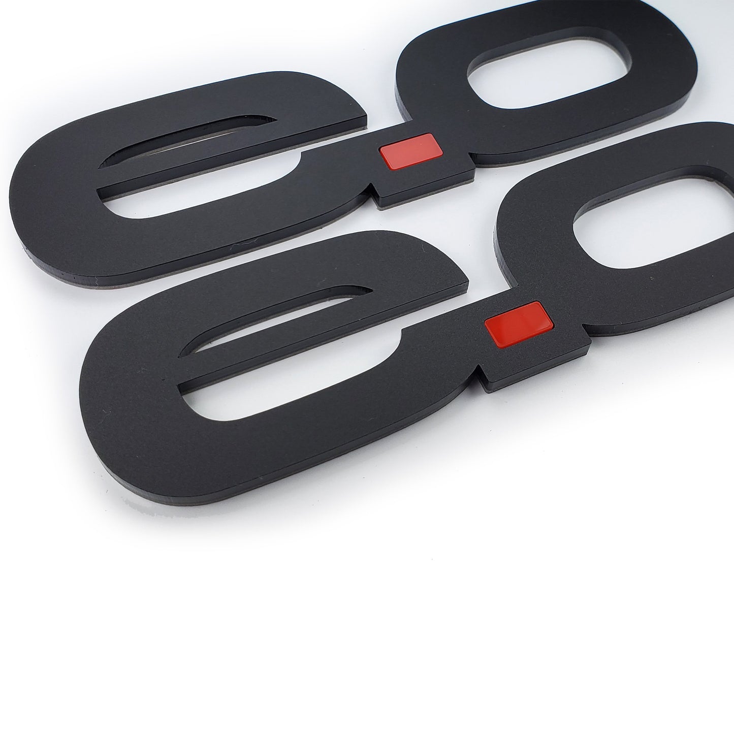 2pc Fender E.0 Emblems fits Ford Mustang Mach-E GT badge Mach E logo 0.0 EV
