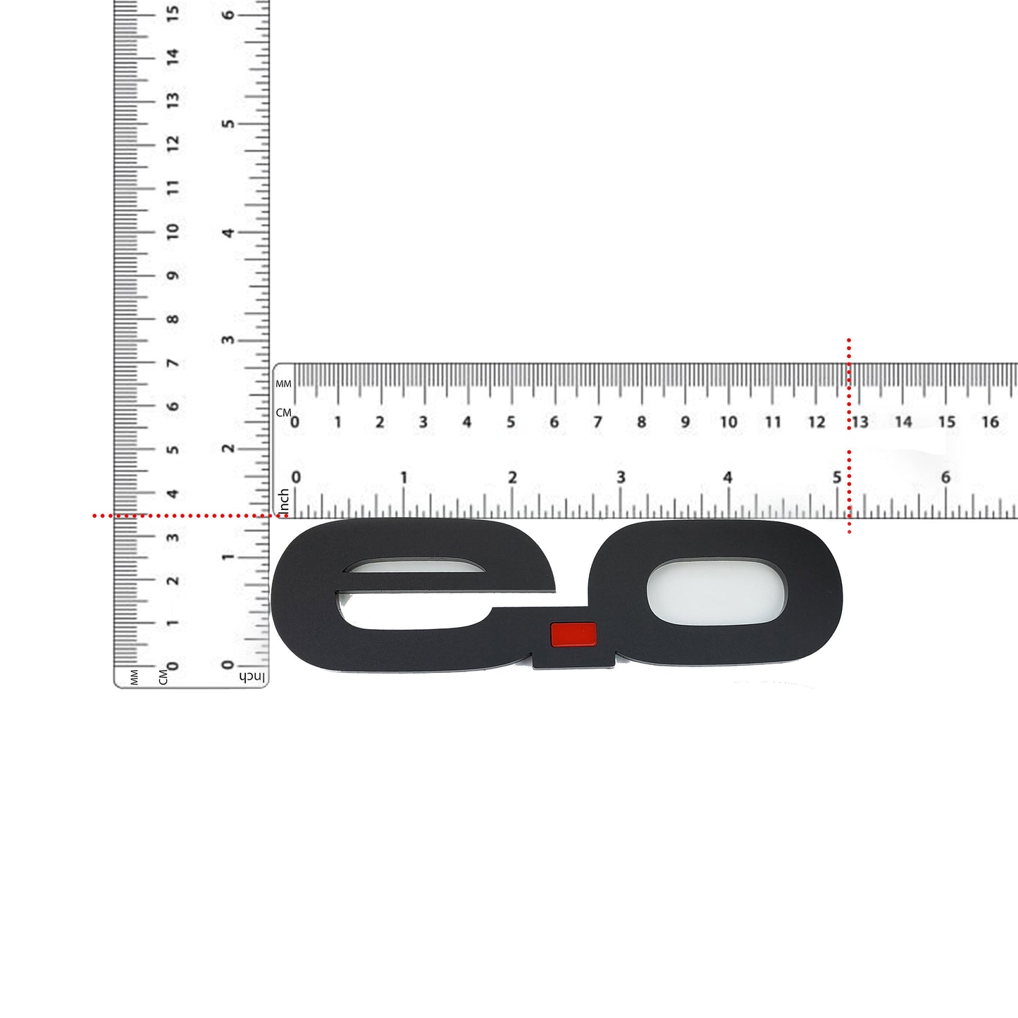 2pc Fender E.0 Emblems fits Ford Mustang Mach-E GT badge Mach E logo 0.0 EV