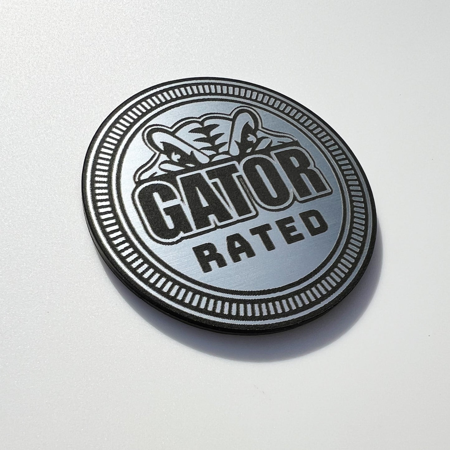 One (1) GATOR RATED Fender Badge fits JEEP Gladiator Wrangler emblem