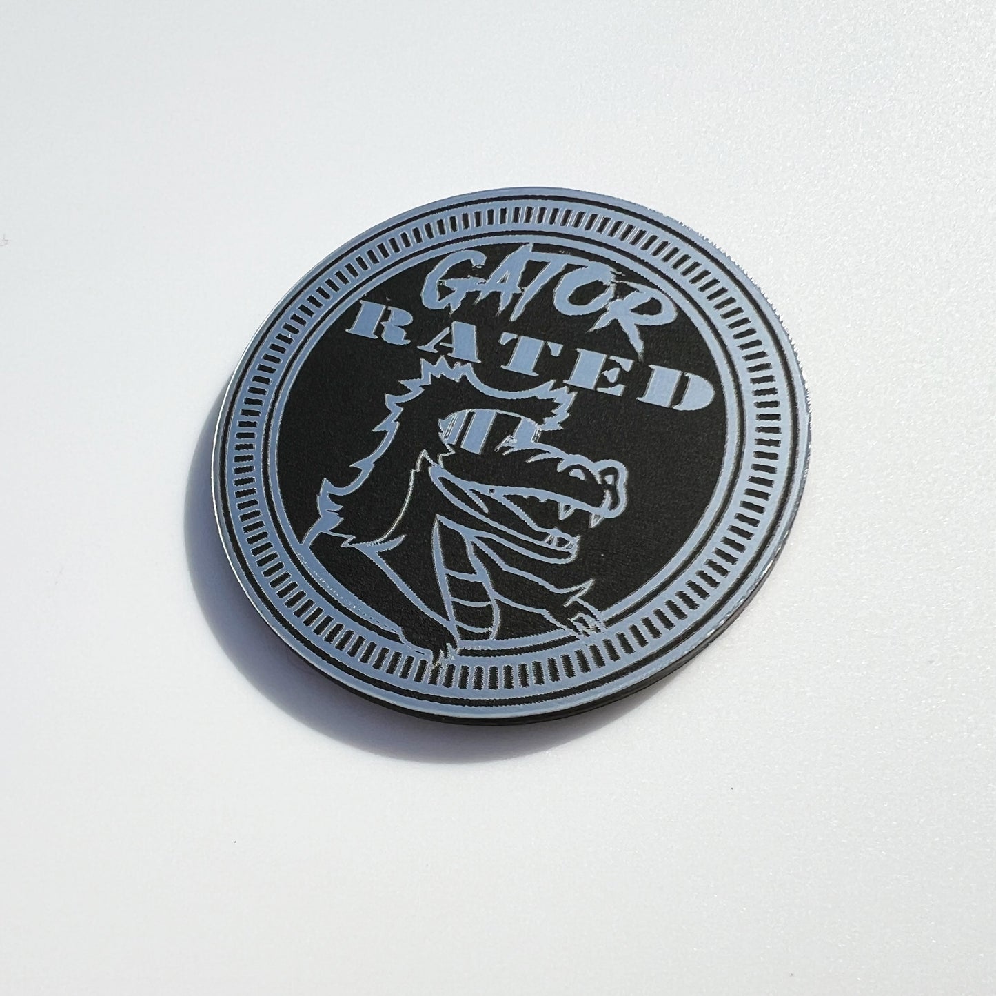 One (1) GATOR Rated Fender Badges fits JEEP Gladiator Wrangler emblem