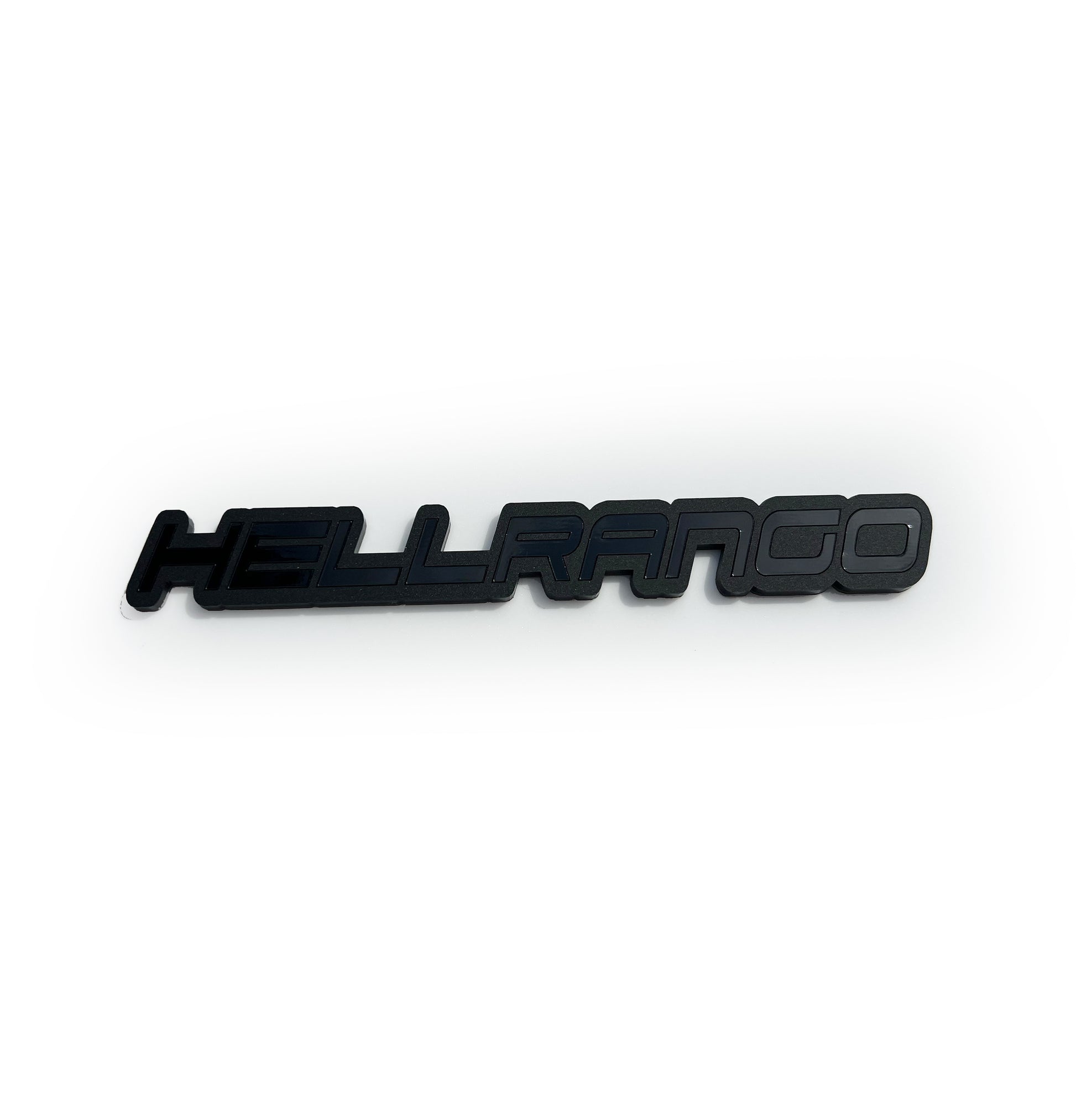 FMSgear HELLRANGO badge for Durango black emblem for vehicle customization