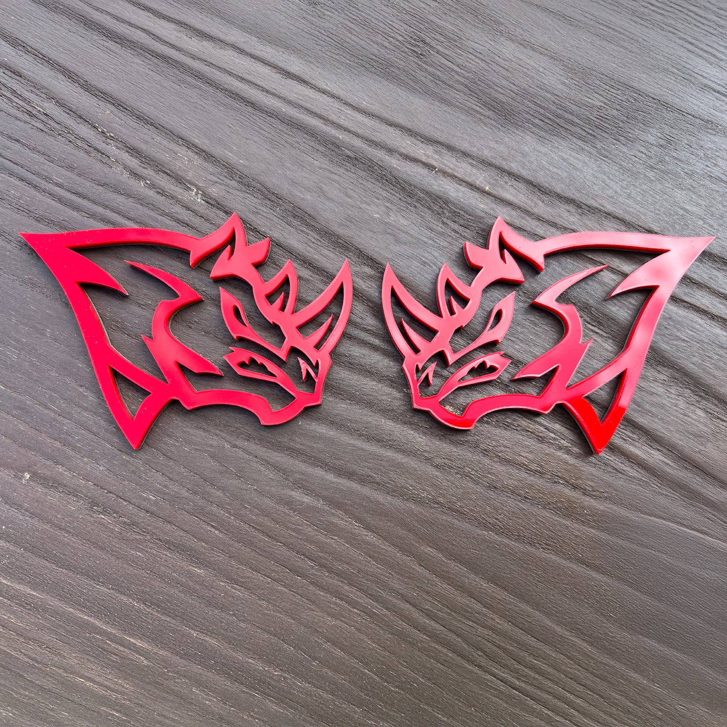 Custom Rhino Emblems for RHO Dodge Ram 1500 Fender badge Hellcat Style Heads