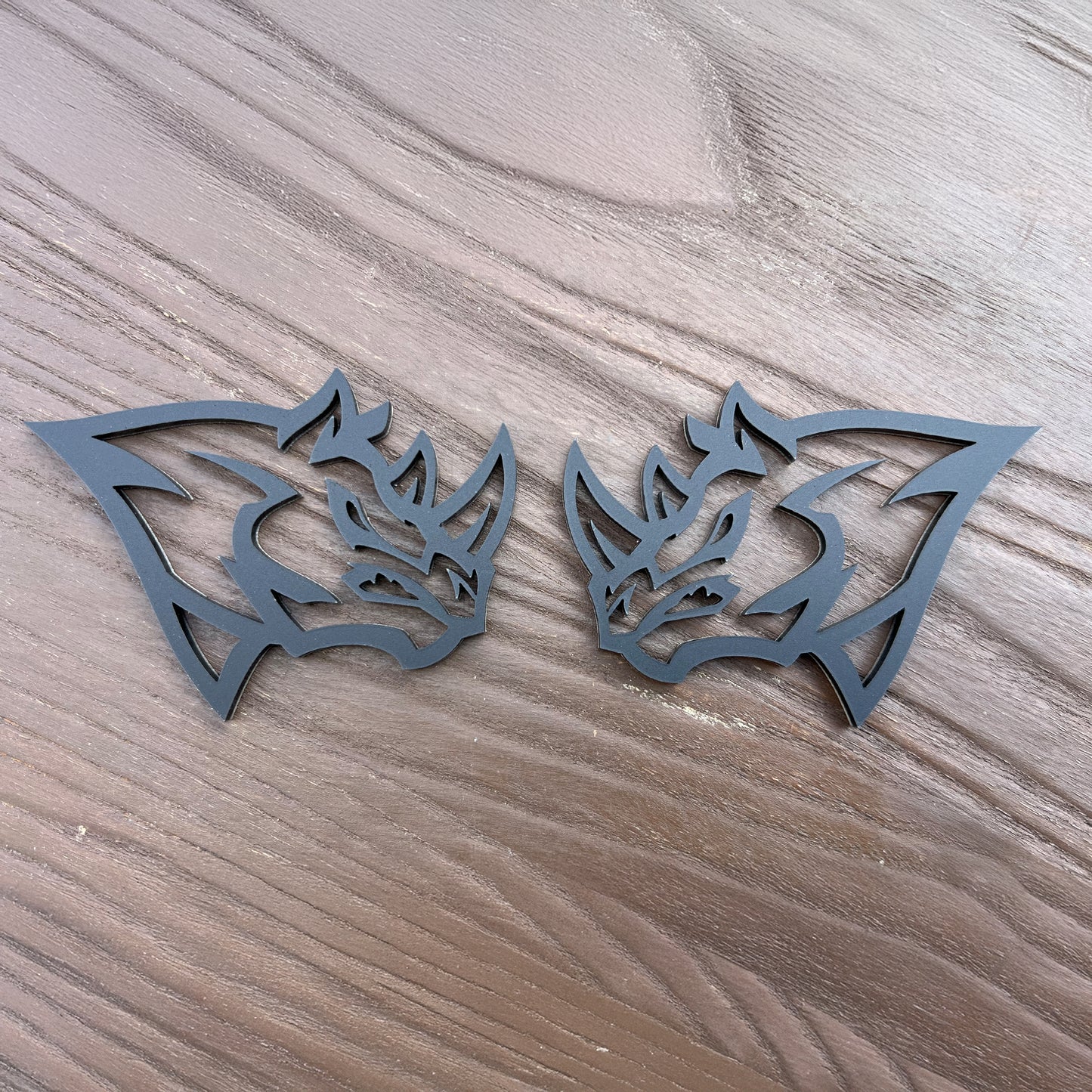 Custom Rhino Emblems for RHO Dodge Ram 1500 Fender badge Hellcat Style Heads