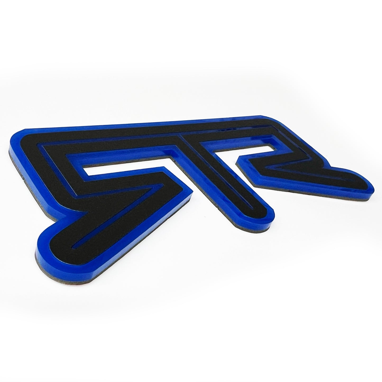 One (1) RTR emblem fits 15-25 Ford Mustang Trunk Deck Lid Badge