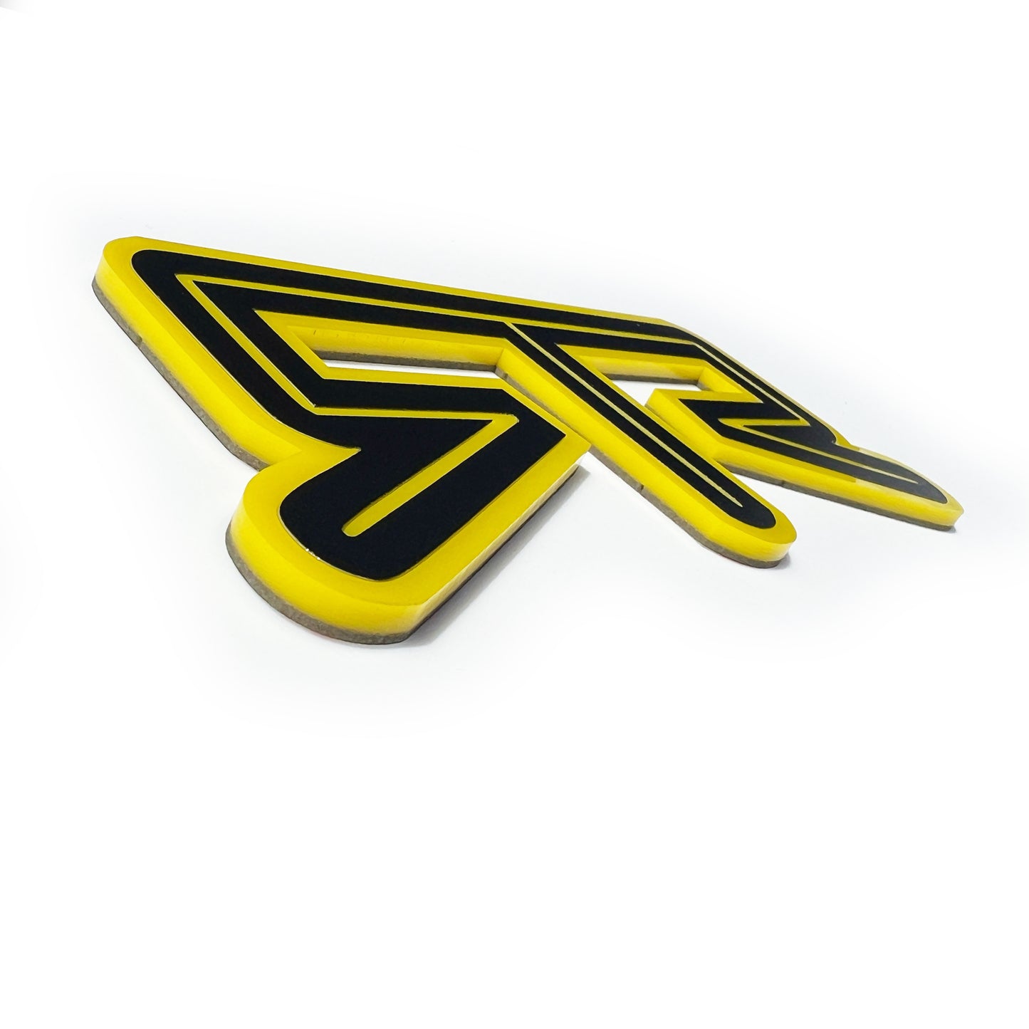 One (1) RTR emblem fits 15-25 Ford Mustang Trunk Deck Lid Badge