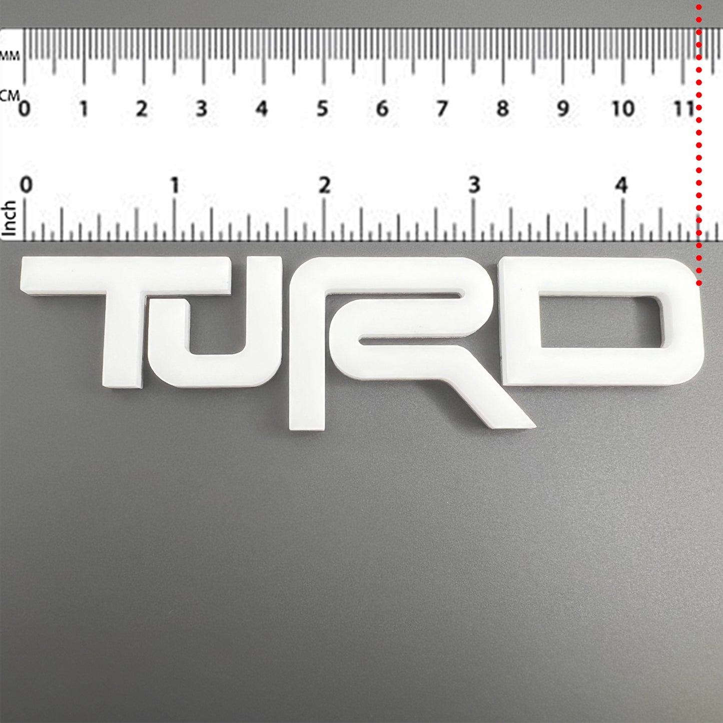 ONE (1) TURD Car Truck Emblem Badge Fits Toyota FJ Tacoma 4runner Tundra 40 Land Cruiser Camry
