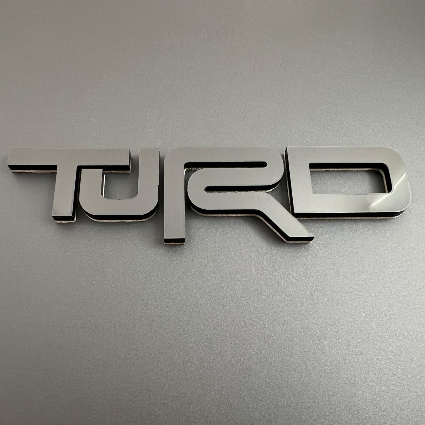 ONE (1) TURD Car Truck Emblem Badge Fits Toyota FJ Tacoma 4runner Tundra 40 Land Cruiser Camry