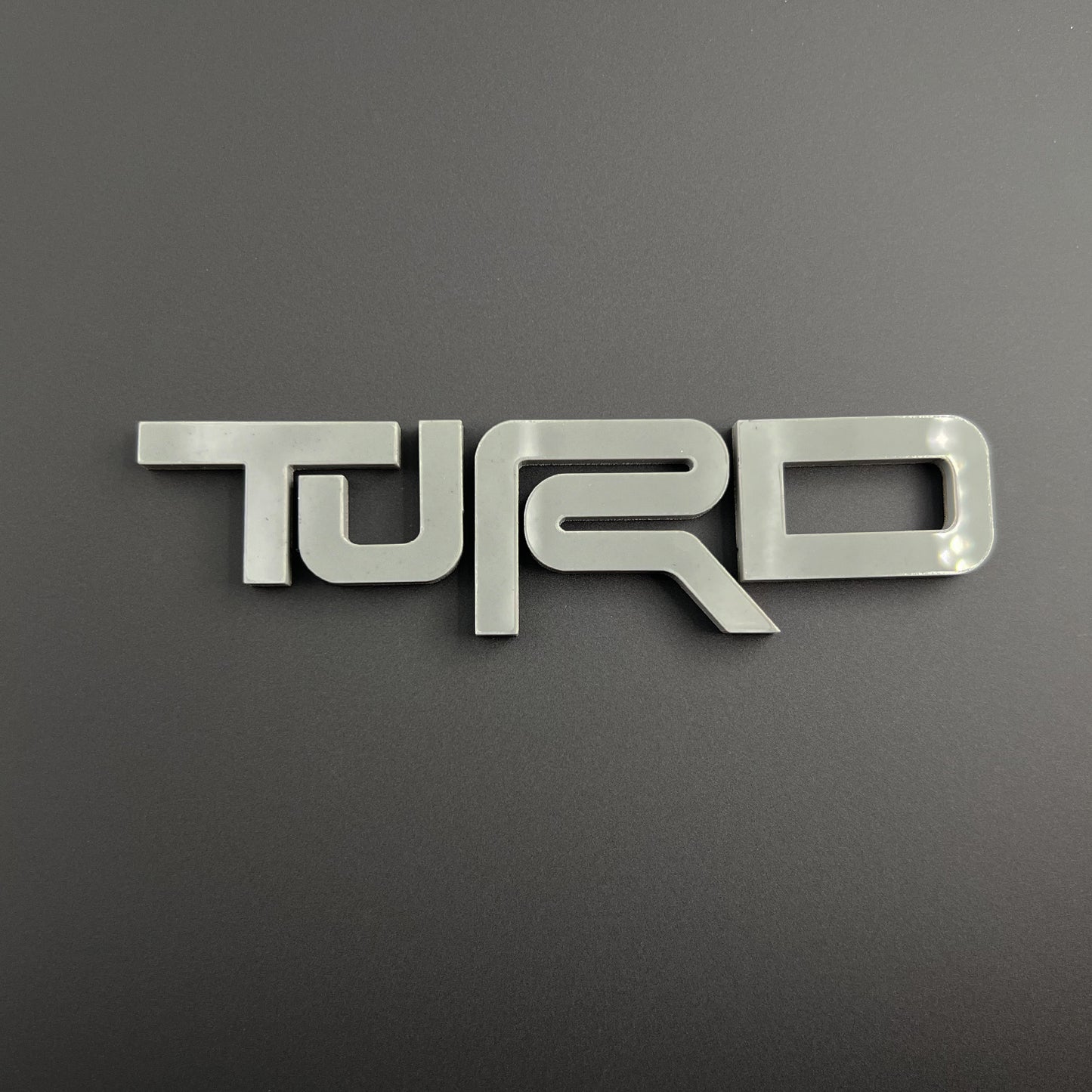 ONE (1) TURD Car Truck Emblem Badge Fits Toyota FJ Tacoma 4runner Tundra 40 Land Cruiser Camry