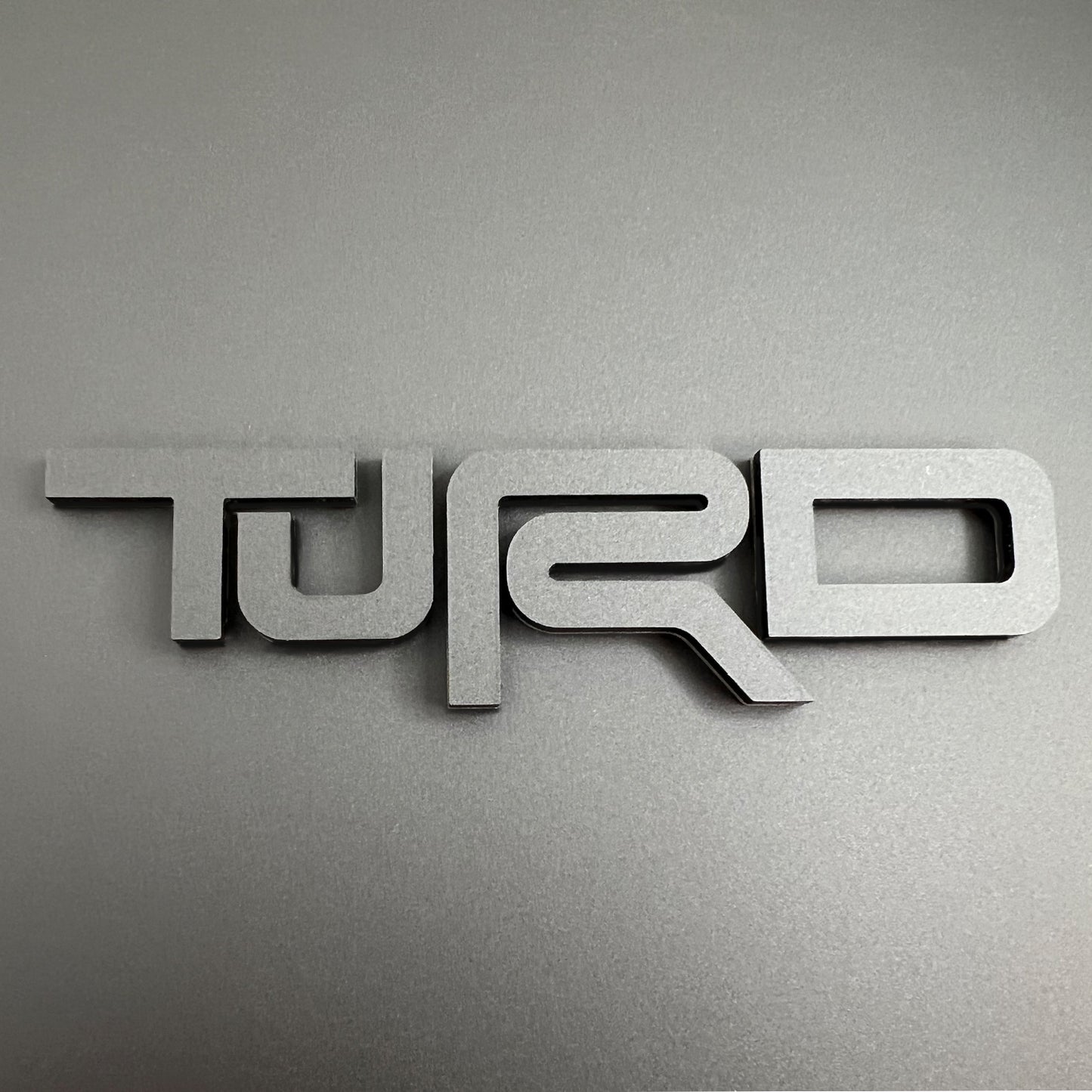 ONE (1) TURD Car Truck Emblem Badge Fits Toyota FJ Tacoma 4runner Tundra 40 Land Cruiser Camry