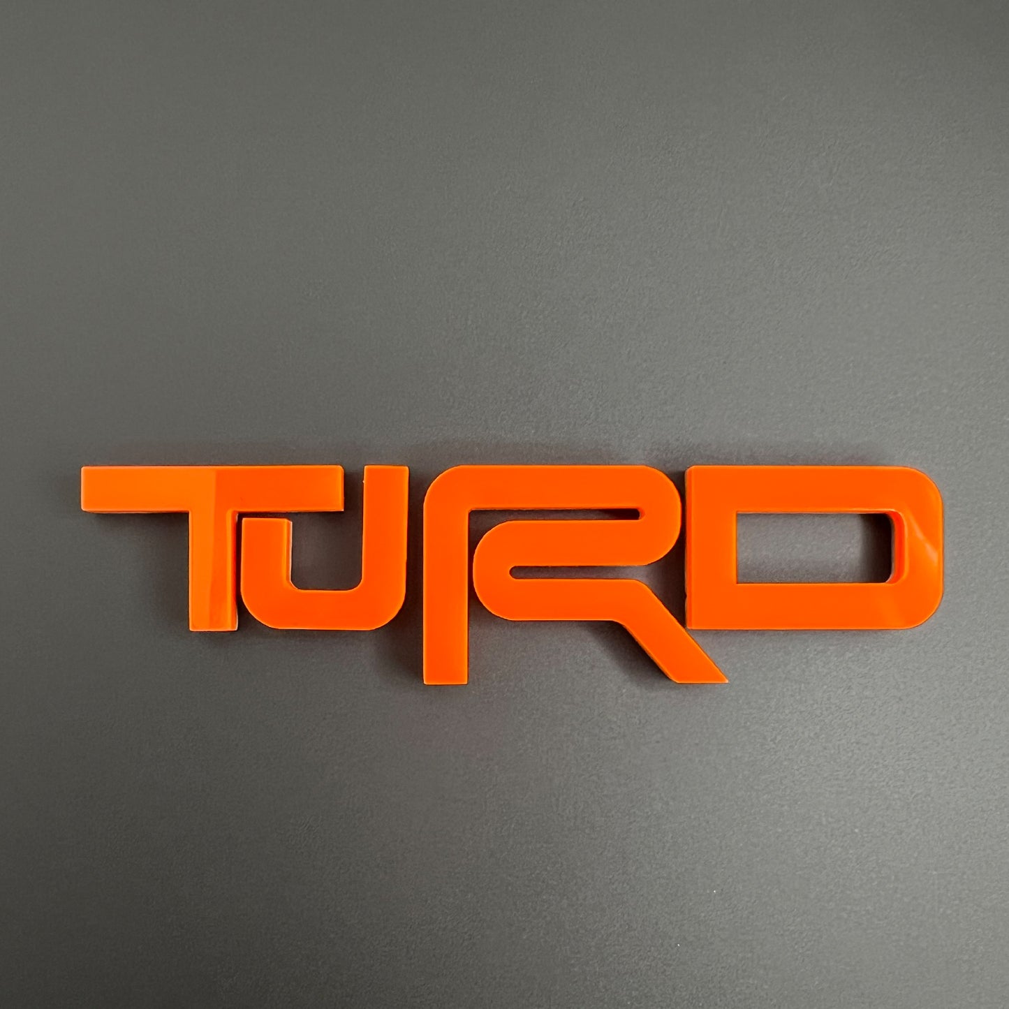 ONE (1) TURD Car Truck Emblem Badge Fits Toyota FJ Tacoma 4runner Tundra 40 Land Cruiser Camry