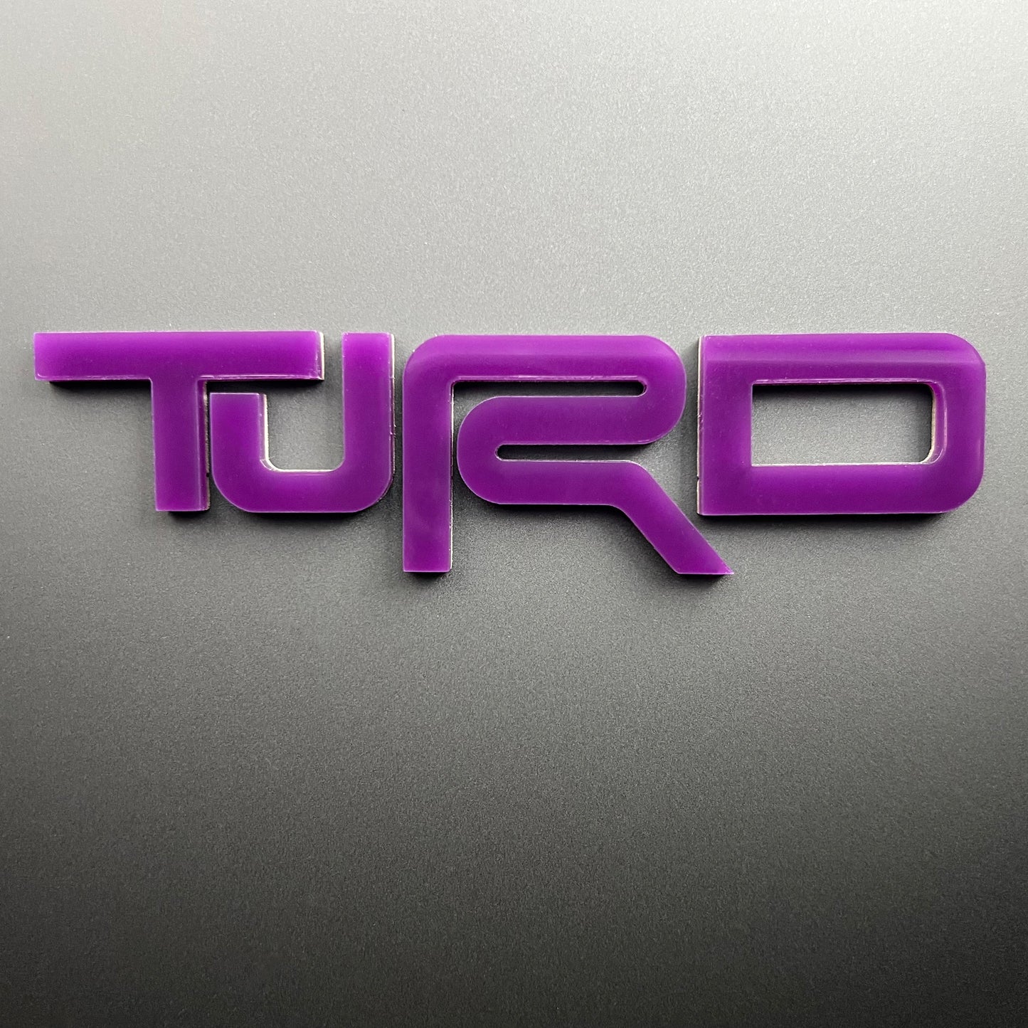 ONE (1) TURD Car Truck Emblem Badge Fits Toyota FJ Tacoma 4runner Tundra 40 Land Cruiser Camry