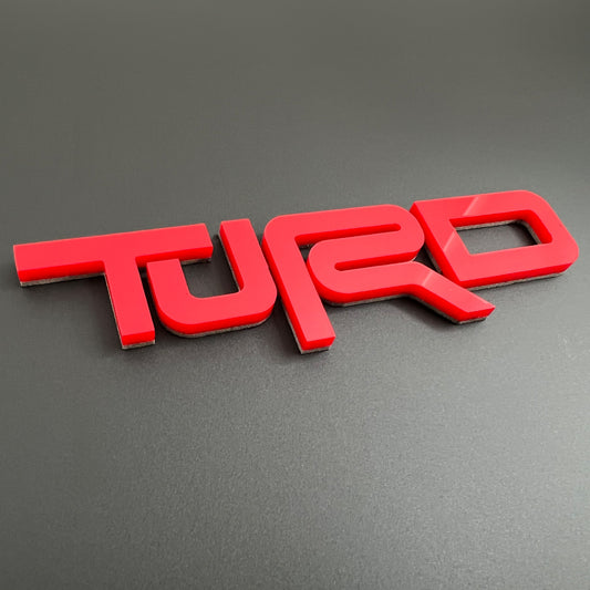ONE (1) TURD Car Truck Emblem Badge Fits Toyota FJ Tacoma 4runner Tundra 40 Land Cruiser Camry