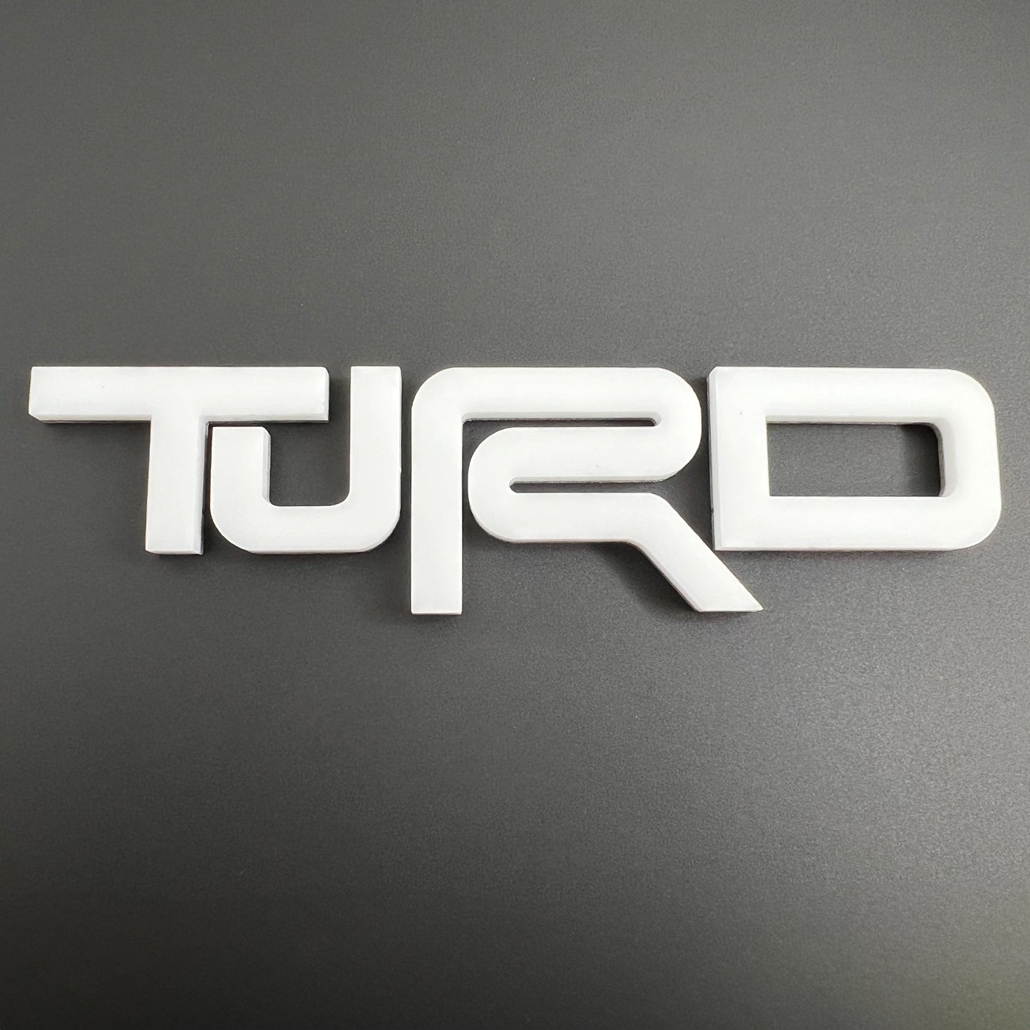 ONE (1) TURD Car Truck Emblem Badge Fits Toyota FJ Tacoma 4runner Tundra 40 Land Cruiser Camry