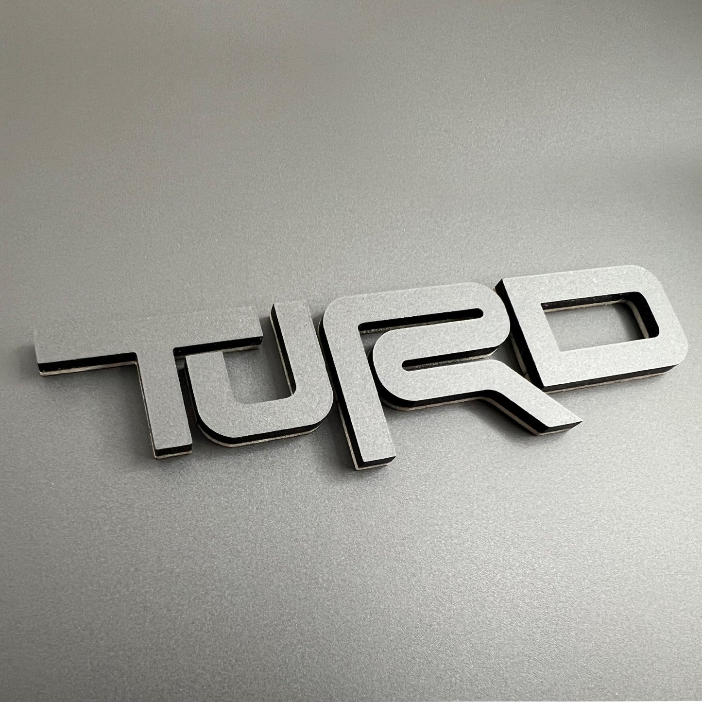 ONE (1) TURD Car Truck Emblem Badge Fits Toyota FJ Tacoma 4runner Tundra 40 Land Cruiser Camry