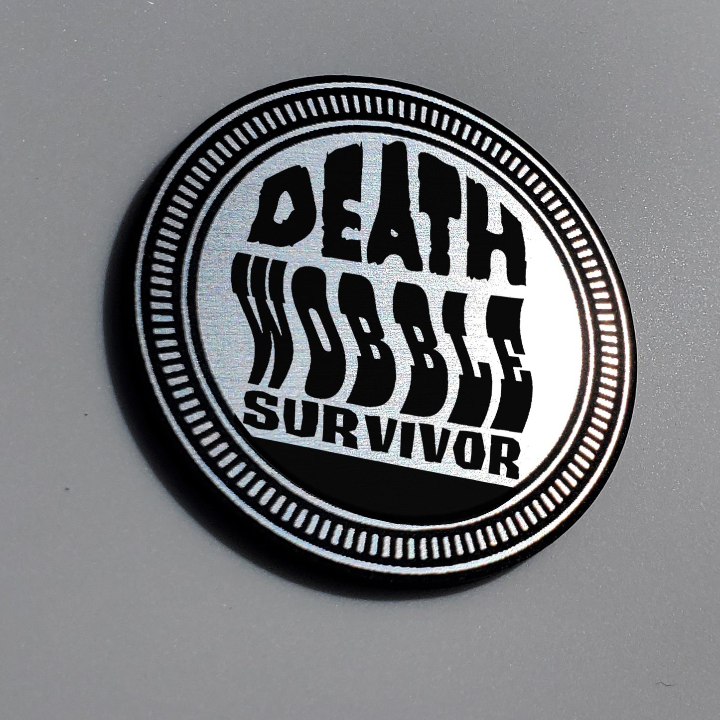 Pair (2) DEATH Wobble Fender Badges fits JEEP WRANGLER YJ JL JK TJ CJ emblems