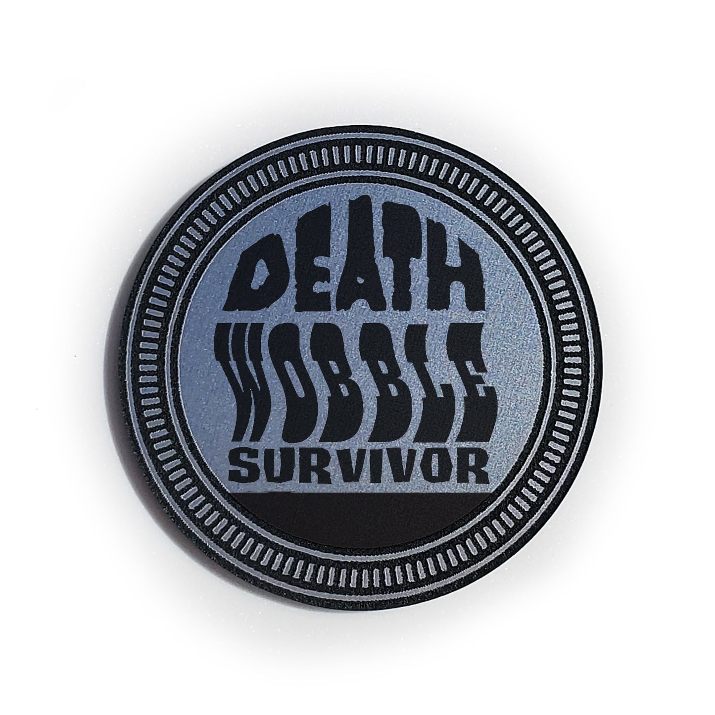 Pair (2) DEATH Wobble Fender Badges fits JEEP WRANGLER YJ JL JK TJ CJ emblems