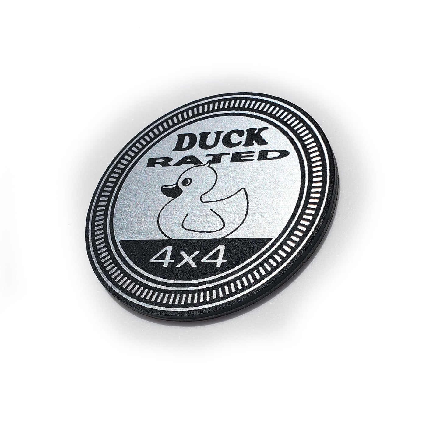 Pair (2) DUCK Rated Fender Badges fits JEEP WRANGLER YJ JL JK TJ CJ emblems