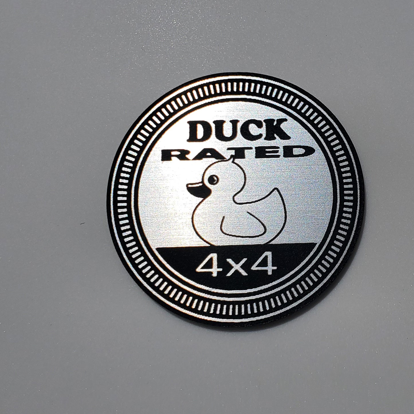 Pair (2) DUCK Rated Fender Badges fits JEEP WRANGLER YJ JL JK TJ CJ emblems